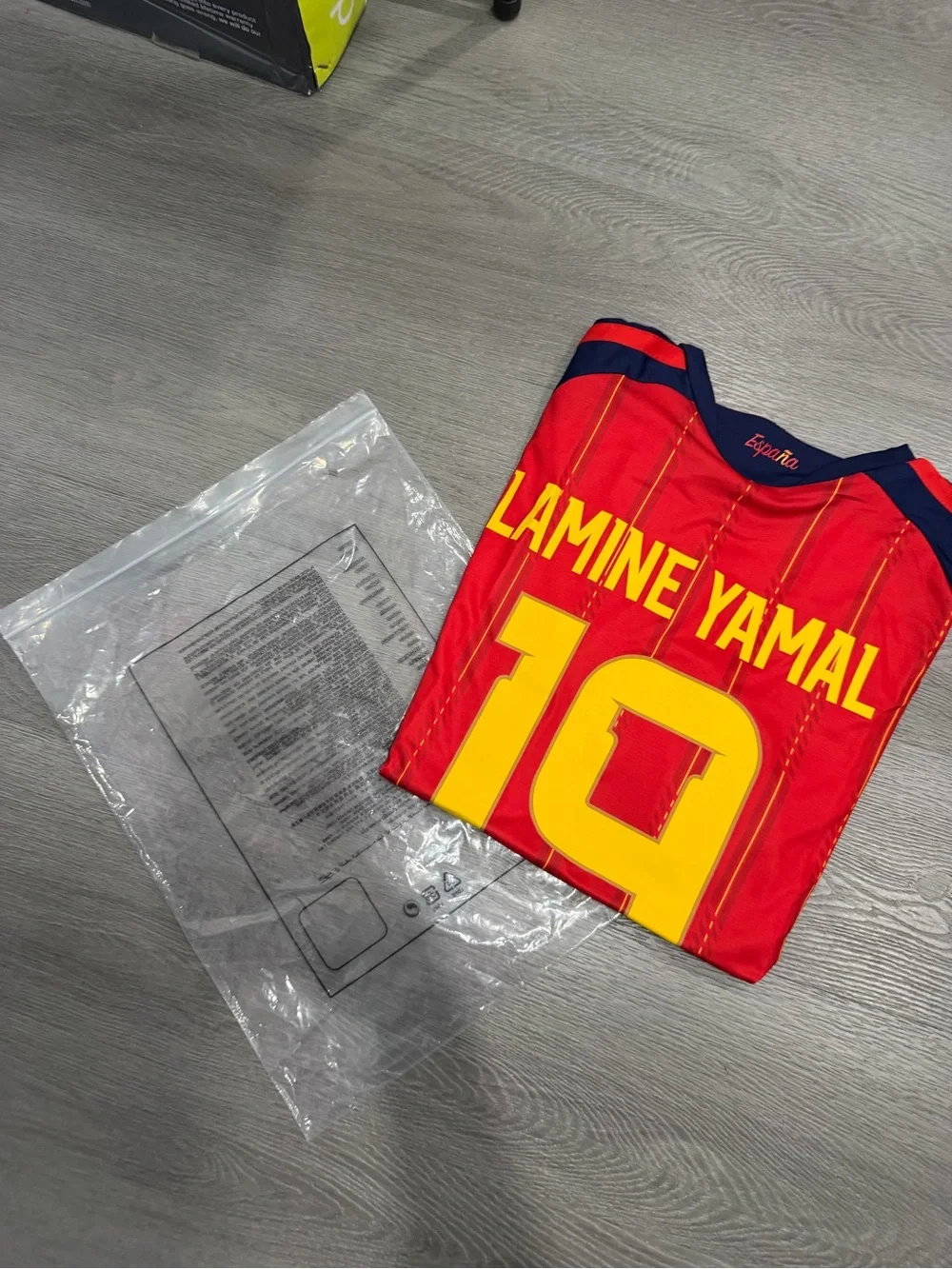 Adults Red & Navy Soccer Jersey - Adidas Spain #19